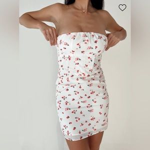 Princess Polly Ivy Corset Mini Dress white floral